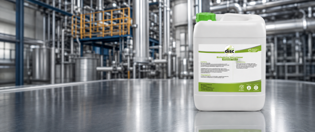 Industrial Cleaner Jerrycan in Factory Setting